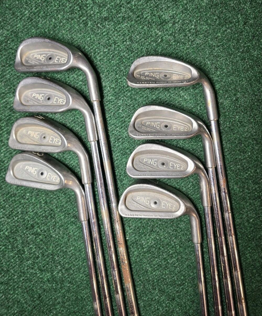 PING EYE 2 IRON SET 3-PW BLACK DOT RH 8 Clubs Read Description